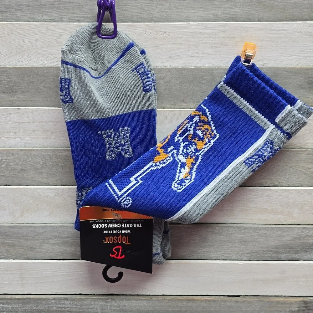 NCAA Memphis Tigers Tailgate Crew Socks 10-13